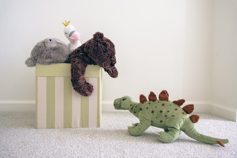 Panier à linge dinosaure : fun et coloré pour la chambre enfant
