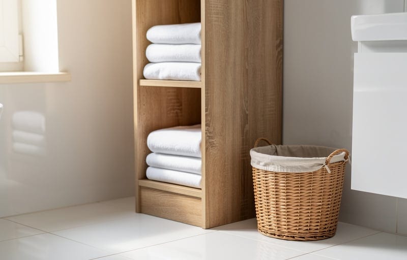 Meubles suspendus : le geste qui transforme une petite salle de bain